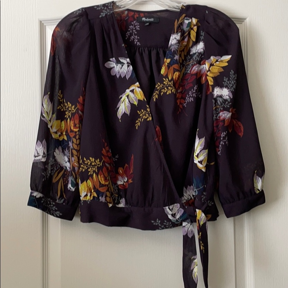 Madewell wrap top